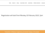 COMEDK UGET 2025 registration starts today at comedk.org